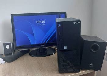 Sprzedam komputer z monitorem i glosnikami