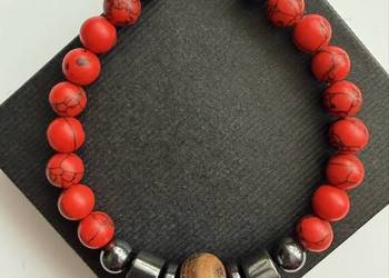 Bransoletka męska z kamieni naturalnych