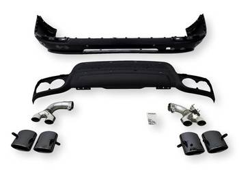 HEICO Volvo XC90 2016–2023.5 Tylny dyfuzor z końcówkami wydechu T6 T8