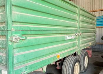 Przyczepa Rolnicza Tandem wywrotka SCAN TIP 10-12 ton JAK NOWA