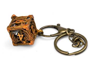 Pojemnik | 4 cm | Metal | Brelok Kości | Dungeons and Dragons