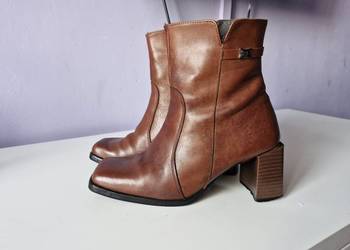 Buty damskie jesienne, skórzane