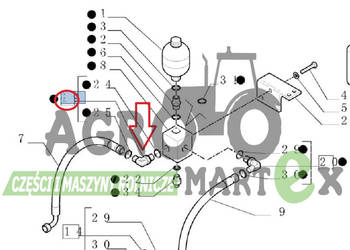 5185052, 82006133 KOLANKO 90 CNH