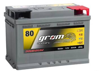Akumulator GROM Premium 80Ah 800A