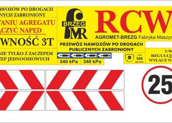 Naklejki na roziewacz RCW-3