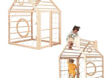 domowy plac zabaw Domek - drewno domowy plac zabaw Domek - drewno