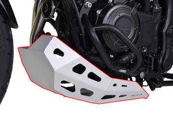 Osłona silnika HEED do Honda NX500 manual i e-clutch - aluminiowa surowa