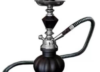 Czarna Shisha Szisza Fajka Wodna Hookah i Akcesoriami 28,5 cm Eldoro