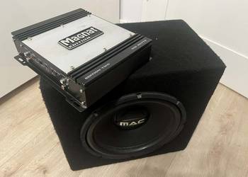 Subwoofer Skrzynia Basowa  + Wzmacniacz