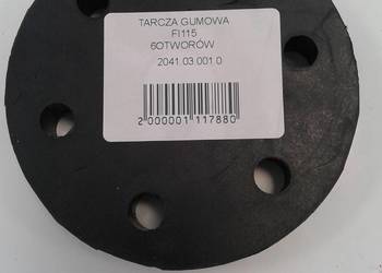 TARCZA GUMOWA FI115 6 OTWORÓW