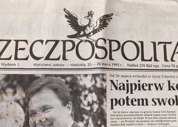 RZECZPOSPOLITA Nr.72 (4025) Wyd.3 Sob-Niedz 25-26 Marca1995