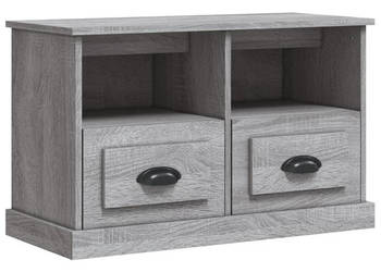 Szafka pod TV szary dąb sonoma 80x35x50 cm WM-816286