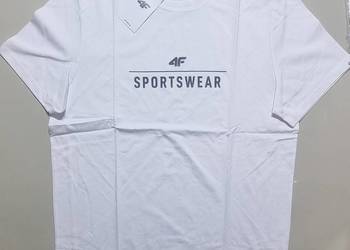 Nowa!! Koszulka męska biała 4F rozmiar XXL (dostępne rozmiary XL-3XL)