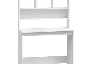 vidaXL Biurko z półkami, białe, 102x45x148 cm(SKU:823000)