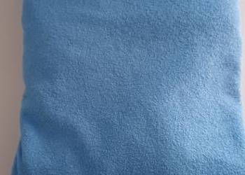 Prześcieradło z frotte z gumką niebieskie 220x200 Nowe