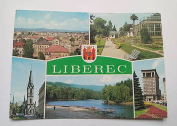Pocztówka Liberec 1971r. PRL-u