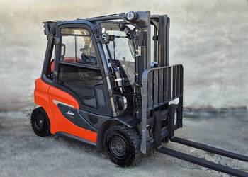 LINDE H25 • 2022r • niski maszt + wolny skok • KABINA • wózek widłowy