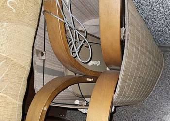 Fotel finka na płozach drewnianych