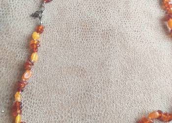 naszyjnik z bursztynu, używany,