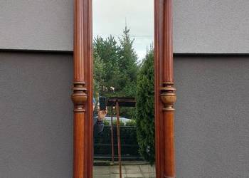 Stare duże lustro tremo eklektyczne około 1900r F011