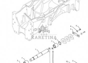 New Holland T6090 Sworzeń 60.26mm od x 510mm l 84372521