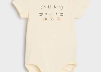 Body Sinsay 62 bawełna kot kotek noworodek newborn