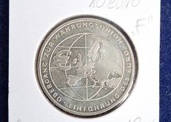 Srebrna moneta kolekcjonerska 10 euro Niemcy 2002