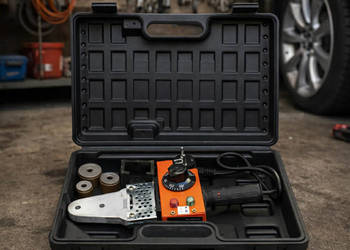 Zgrzewarka do rur hydraulicznych 1300W walizka zestaw