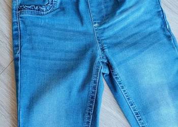 Spodnie jeansowe joggery dziewczęce 104
