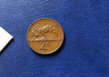 Stare monety 2 cent 1979 Afryka Południowa