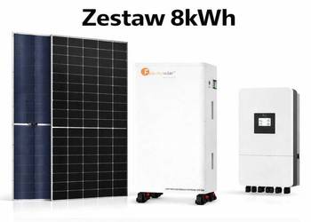 Zestaw budżetowy 8kWh LV (panele, inwerter 3 fazy, magazyn 14.34 kWh)