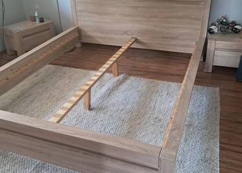 łóżko BRW wym 215x175x79, wymiary materaca 200x160 cm, stan bdb sama rama