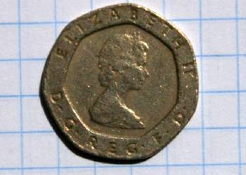 20 PENSÓW ( TWENTY PENCE ) 1982 ROK - WIELKA BRYTANIA