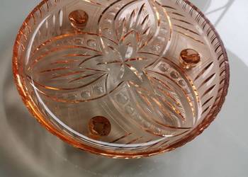 Patera rozalinowa Art Deco