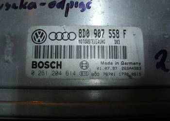 KOMPUTER PASSAT AUDI 1.8 0261204614 8D0907558F  IMMO OFF