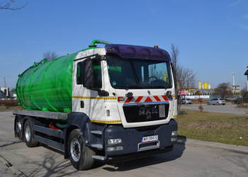 MAN TGS 26.320 2012 r ASENIZACYJNY SZAMBIARKA NOWA BECZKA 20 m³ TRZECIA OŚ