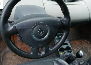 Kierownica wielofunkcyjna Renault Espace IV po lift z białą nicią skóra