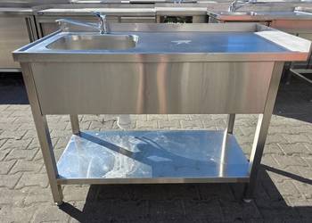 Zlew 1 Komorowy z Półką 120/60/85 cm M.1701 N