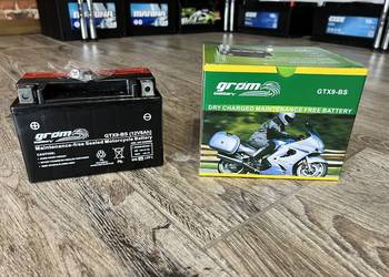 Akumulator motocyklowy  8Ah 130A L+GROM GTX9-BS 12V