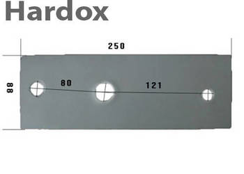 Listwa płozy HARDOX 063609/L części do pługa KVERNELAND