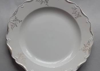 Duży secesyjny talerz - patera Boch Freres, sygnatura z lat 20-ych XX w.