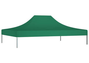 Dach do namiotu imprezowego 45 x 3 m zielony 270 g/m² WM-315367