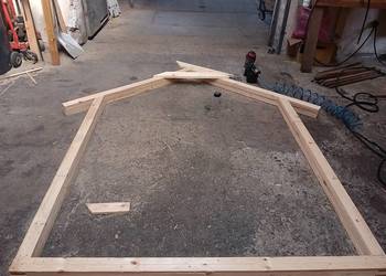 Konstrukcja domku narzędziowego 2x4m