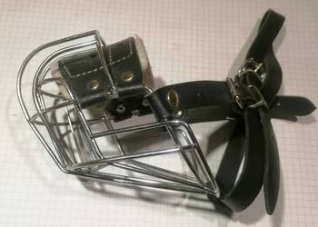 używany kaganiec metalowy rozmiar B2 Bokser średni