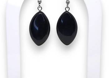 Kolczyki z ONYKSU, onyks, łezki #1416