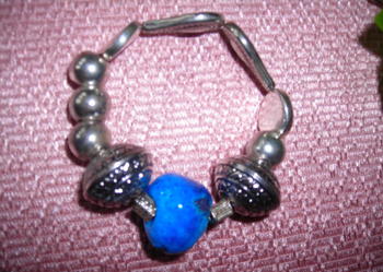 BRANSOLETA  Z TURKUSEM - HAND MADE