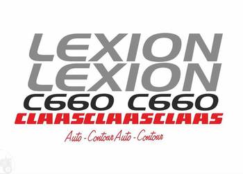 Naklejki Heder claas C660 Lexion