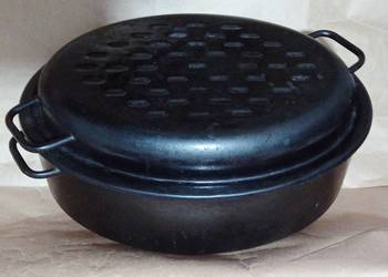 Gęsiarka - brytfannna z okresu PRL