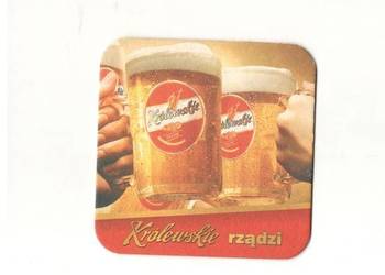 Królewskie - podstawka do piwa. Nr. 1.