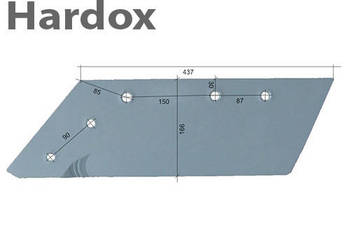 Lemiesz 300hektarów HARDOX 405128/L części do pługa BRIX